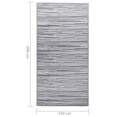 Buitenkleed ARAKIL 190x290 cm PP grijs