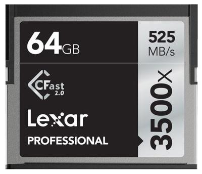 Lexar CFast Professional 2.0 64GB 3500x