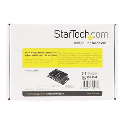 Adapter USB naar RS232 Startech ICUSB2322I Zwart