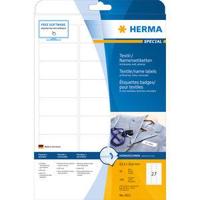 Herma 4511 Naametiketten 63.5 x 29.6 mm Acetaatzijde Wit 540 stuk(s) Weer verwijderbaar Laser (zwart/wit), Kopiëren (zwart/wit), Laser (kleur), Kopiëren (kleur) - thumbnail