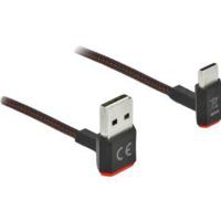 DeLOCK 85274 USB-kabel 0,2 m USB 2.0 USB A USB C Zwart - thumbnail