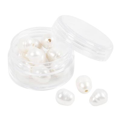 Creativ Company Zoetwaterparels, in de lengte geperforeerd, d 9-11 mm, gatgrootte 2 mm, parelmoer, 13 stuk/ 1 doos Creativ Company Zoetwaterparels, in de lengte geperforeerd, d 9-11 mm, gatgrootte 2 mm, parelmoer, 13 stuk/ 1 doos