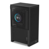 NZXT h2 flow mini tower behuizing (zwart | 2x usb-a | 1x usb-c | tempered glass) - thumbnail