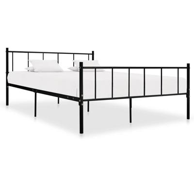 Bedframe metaal zwart 180x200 cm