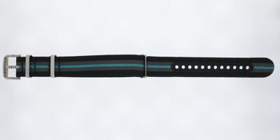 Horlogeband Certina C0246074805110A / C604023414 Onderliggend Canvas Multicolor 20mm