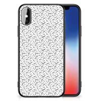 iPhone X | Xs Back Case Stripes Dots - thumbnail