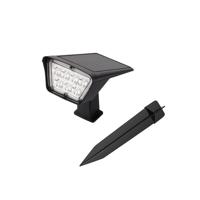 Set van 2 solarspots 2 in 1 projector om op te plakken of te bevestigen - LUMISKY - CURTIS - H31,5 cm - Witte LED - thumbnail