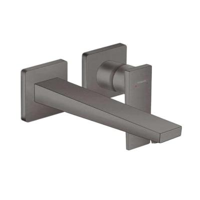 Wastafelmengkraan Metropol HansGrohe Afdekset Uitloop 22.5 cm en Afvoerplug Geborsteld Zwart Chroom Wastafelmengkraan Metropol HansGrohe Afdekset Uitloop 22.5 cm en Afvoerplug Geborsteld Zwart Chroom