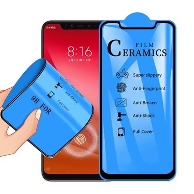 2.5 d volledige lijm volledige cover keramiek film voor Xiaomi Mi 8 Explorer vingerafdruk ontgrendeling wordt ondersteund
