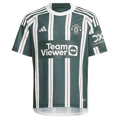 Manchester United Shirt Uit Junior 2023/2024 - Maat 140 - Kleur: Groen | Soccerfanshop