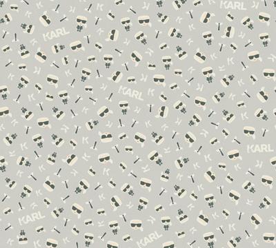 AS Creation Karl Lagerfeld Geel behang | 378433