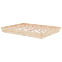 Bedframe massief hout 150x200 cm - thumbnail