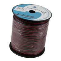 Speakersnoer zwart rood - thumbnail