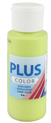 Plus Color acrylverf, lime groen, 60 ml/ 1 fles Plus Color acrylverf, lime groen, 60 ml/ 1 fles