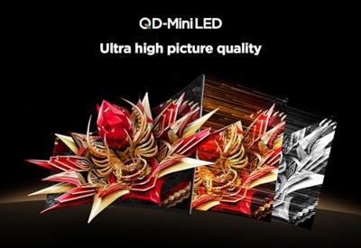 TCL 34R83Q, de spectaculaire miniLED-monitor met 1100 zones en WQHD 170 Hz, 34 inch