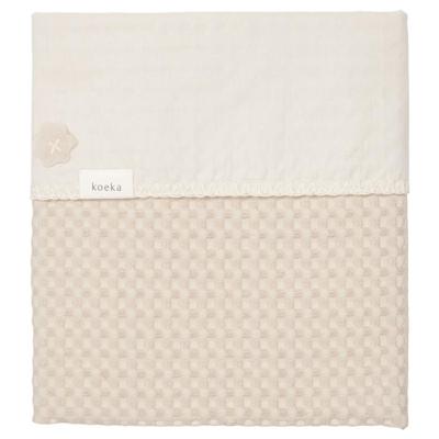 Koeka Antwerp baby ledikantdeken 100x150 cm sand/pebble Koeka Antwerp baby ledikantdeken 100x150 cm sand/pebble