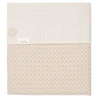 Koeka Antwerp baby ledikantdeken 100x150 cm sand/pebble - thumbnail