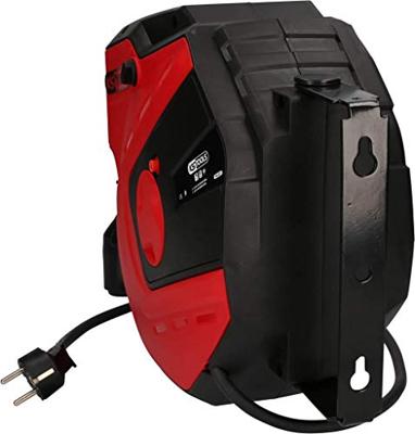 KS Tools 150.4217 Kabelafroller 15 m Zwart Randaarde stekker