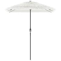 Parasol met stalen paal 300x200x250 cm wit - thumbnail