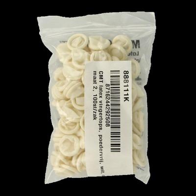 Vingercondoom latex S2 100 Stuks Vingercondoom latex S2 100 Stuks
