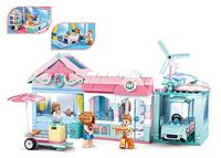 Sluban House with Garden (Girl's Dream) bouwstenen set - thumbnail