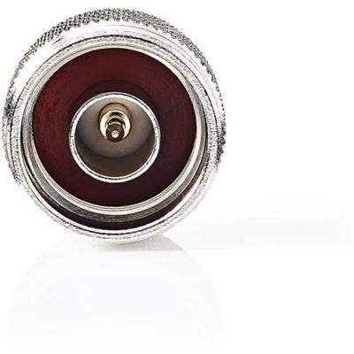Nedis SMA-Adapter | SMA Male | N-Male | Verguld | 50 Ohm | Recht | Koper | Goud / Zilver | 2 Stuks | Doos - CSGB02970GD