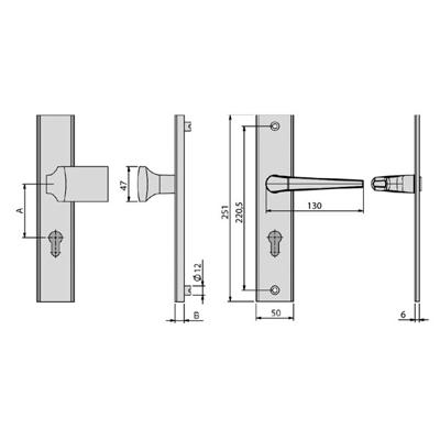 Basi 7900-0201 Veiligheidsbeslag, solide materiaal Basi 7900-0201 Veiligheidsbeslag, solide materiaal
