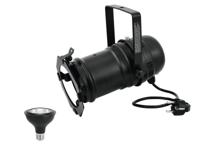 EUROLITE Set PAR-30 Spot bk + PAR-30 230V COB 12W E-27 LED 1800-3000K dim2warm - thumbnail