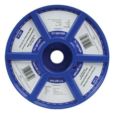 Valueline 2x0.50mm² 100m audio kabel Wit Valueline 2x0.50mm² 100m audio kabel Wit