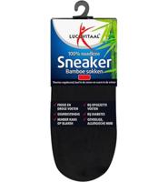 Lucovitaal Sneaker Bamboesokken Zwart Maat 39-42 - thumbnail