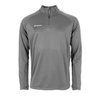 Stanno 408026 First Quarter Zip Top - Grey-Black - M - thumbnail