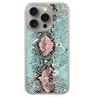 iPhone 15 Pro Max hybride hoesje - Snake pastel - thumbnail