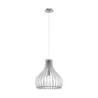 Eglo HanglampTindori 38cm wit hout - 96257 - thumbnail