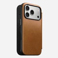 Nomad Modern Leather Folio iPhone 17 Pro English Tan - thumbnail