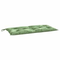VidaXL Tuinbankkussen 100x50x7 cm oxford stof bladpatroon - thumbnail