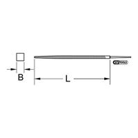 KS Tools 1610304 Vierkant vijlenblad, vorm D, 150 mm, kieb2 Lengte 150 mm 1 stuk(s) - thumbnail