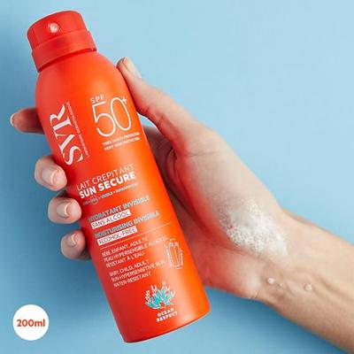 SVR Laboratories - SVR Sun Secure Invisible Spray SPF50+ 200 ml Zonbescherming voor het haar