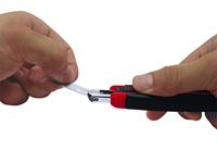 WEDO 78409 Wedo Profi-Cutter, AUTO-LOAD , 9 mm - nr. 78409 zwart/rood 1 stuk(s) - thumbnail