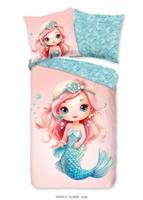 Good Morning Kinderdekbedovertrek "zeemeermin" - Multi - (135x200 cm) - Katoen - thumbnail