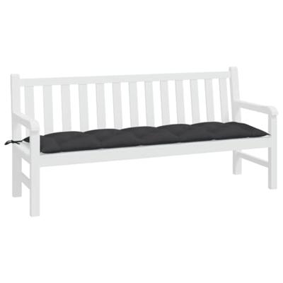 VidaXL Tuinbankkussen 180x50x7 cm oxford stof zwart