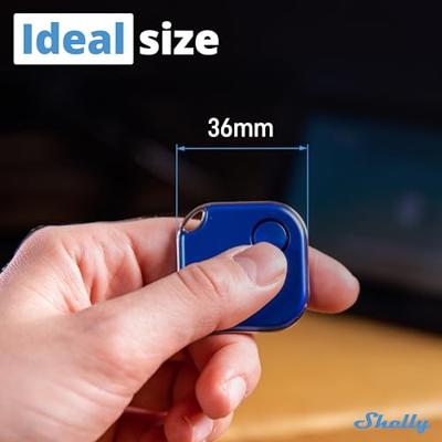Shelly Shelly BLU Button 1 Blue Afstandsbediening, Toets Bluetooth, WiFi - thumbnail