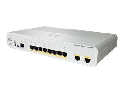 Cisco Catalyst WS-C2960CPD-8PT-L netwerk-switch Managed L2 Fast Ethernet (10/100) Wit Power over Ethernet (PoE)