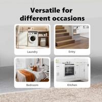 VidaXL Antislip badmat crème 60 x 90 cm pp - thumbnail