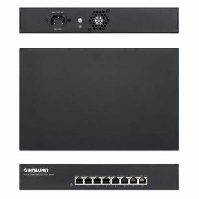 Intellinet 560641 560641 Netwerk switch 8 poorten 1 GBit/s PoE-functie