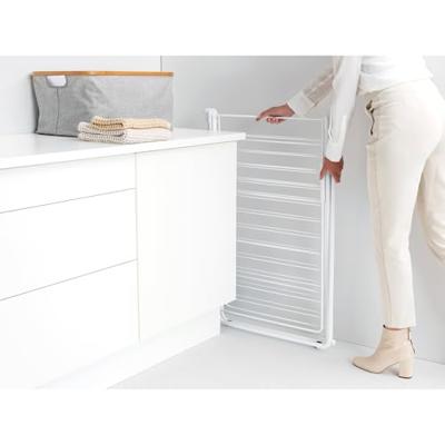 Brabantia hangon droogrek 25 meter met stang white