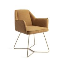 Jesper Home Eetkamerstoel 'Tome' Beehive Gold, kleur Masai Giraffe - thumbnail