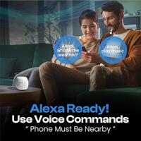 Boompods Zero Talk Bluetooth luidspreker Amazon Alexa geïntegreerd, Handsfree-functie, Stootvast, Waterafstotend Wit - thumbnail