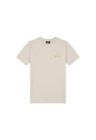 Malelions Junior Split T-Shirt Beige / Oranje-140 maat 140 - thumbnail