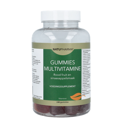 Gummies multi vitamine roodfruit/sinaasappel 50 Gummies