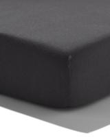 HEMA Splittopper hoeslaken 180x200/220cm jersey donkergrijs (donkergrijs) - thumbnail